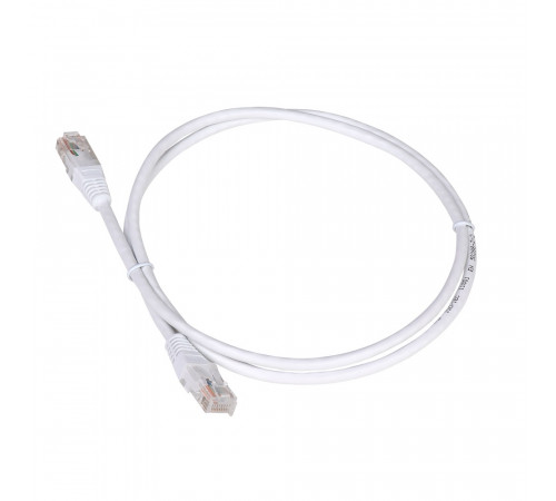 Патч-корд RJ45 - RJ45, 4 пары, UTP, категория 5е, 0.15 м, белый, TWT TWT-45-45-0.15-WH