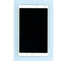 Модуль (матрица + тачскрин) для Samsung Galaxy Tab S 8.4 SM-T700 белый с рамкой