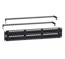 Cabeus Патч-панель 2U, 48 портов RJ-45, категория 6a, PL-48-Cat.6a-Dual
