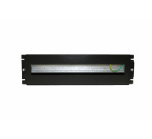 BPB19-PS-3U-RAL9005 Панель с DIN-рейкой с регулируемой глубиной установки, 19';, 3U, 22 места, цвет черный (RAL 9005) Hyperline