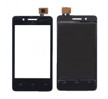 Сенсорное стекло (тачскрин) для Fly IQ436i ERA Nano 9 черное