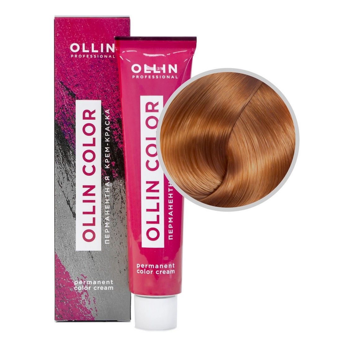 Ollin Permanent <b>Color</b> Cream, светло-русый золотистый Палитра из 101 оттенка...