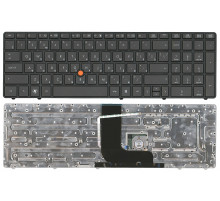 Клавиатура для ноутбука HP EliteBook 8560W темно-серая