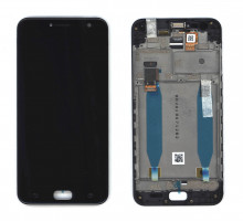 Дисплей для Asus ZenFone Live ZB553KL черный с рамкой
