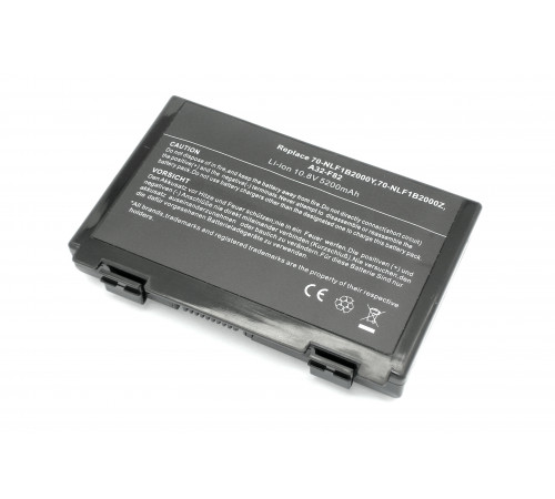 Аккумулятор для Asus (A32-F82) K50, K40, K50ij, K50in, K50c, 58Wh, 5200mAh, 11.1V, OEM