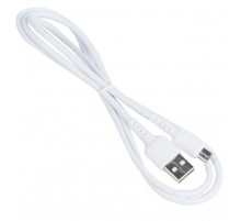Кабель USB BOROFONE BX16 для Micro USB, 2.4A, длина 1м, белый