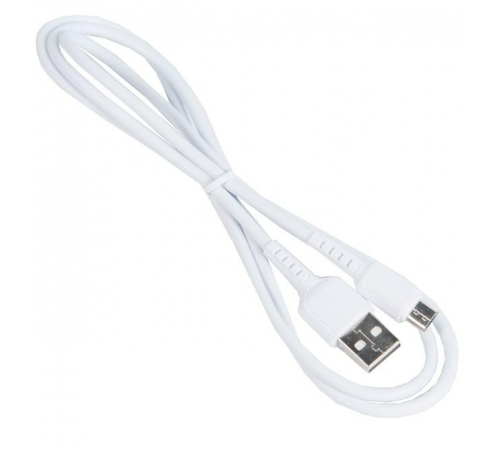 Кабель USB BOROFONE BX16 для Micro USB, 2.4A, длина 1м, белый