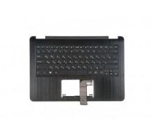 Клавиатура для ноутбука Asus TP301UA-1A черная, верхняя панель в сборе