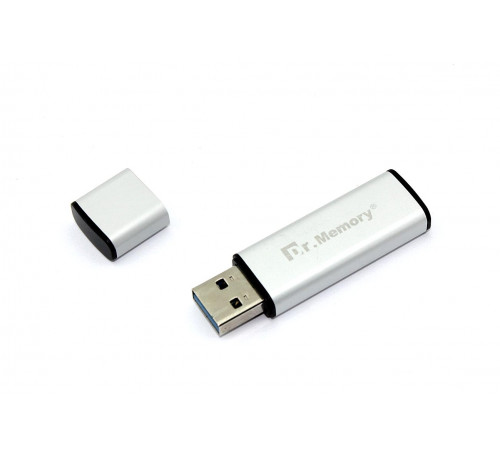 Флешка USB Dr. Memory 009 8Гб, USB 3.0, серебристый