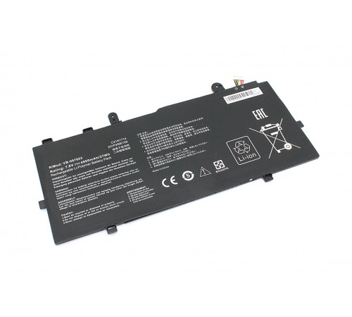 Аккумуляторная батарея для ноутбука Asus Vivobook Flip TP401N (C21N1714) 7.6V 4900mAh OEM