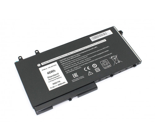 Аккумуляторная батарея для ноутбука Dell Latitude 5400 E5400 5410 E5410 (R8D7N) 11.4V 4000mAh OEM