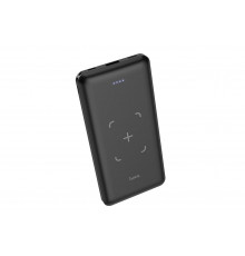 Внешний аккумулятор Powerbank HOCO J50 Surf, с беспроводной зарядкой, 2A, 10000 mAh, черный