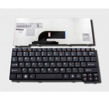 Клавиатура для ноутбука Lenovo IdeaPad S10-2 черная, c гравировкой
