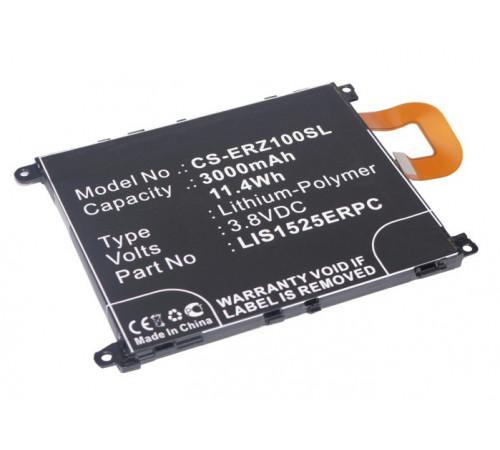 Аккумулятор CS-ERZ100SL LIS1525ERPC для Sony Xperia Z1 C6903 3.8V / 3000mAh / 11.4Wh