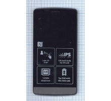 Дисплей для LG G3 S D724 черный с серой рамкой