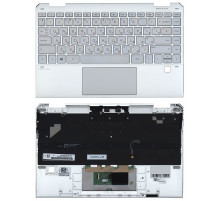 Клавиатура для ноутбука HP Spectre X360 13-AW TPN-Q225 топкейс серебристый