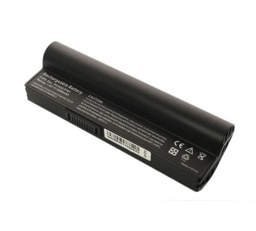 Аккумуляторная батарея для ноутбука Asus Eee PC 700 900 5200mAh OEM черная