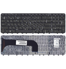 Клавиатура для ноутбука HP Pavilion M6-1000, M6-1100, M6-1200 черная, с рамкой