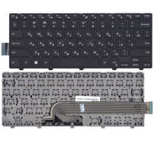 Клавиатура для ноутбука Dell Inspiron 14-3000, 14-5447, Latitude 3470 черная, с рамкой
