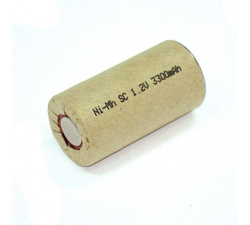 Аккумулятор Ni-Mh SC 1.2V 3300mAh