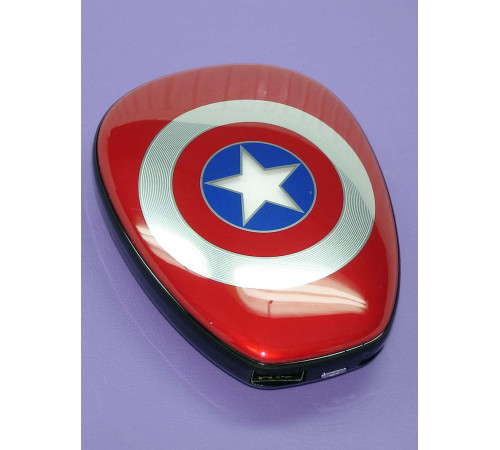 Универсальный внешний аккумулятор Powerbank Avengers Captain America