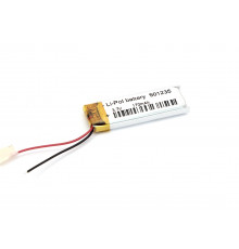 Аккумулятор Li-Pol (батарея) 5*12*35мм 2pin 3.7V/170mAh