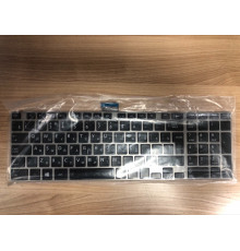 Клавиатура для ноутбука Toshiba Satellite L850, L875, P850 черная, рамка серебряная