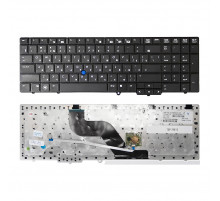 Клавиатура для ноутбука HP Probook HP ProBook 6540b, 6545b, 6550b, 6555b Series. Плоский Enter. Черная, без рамки. PN: NSK-HHM0R, 9Z.N3F82.M0R.