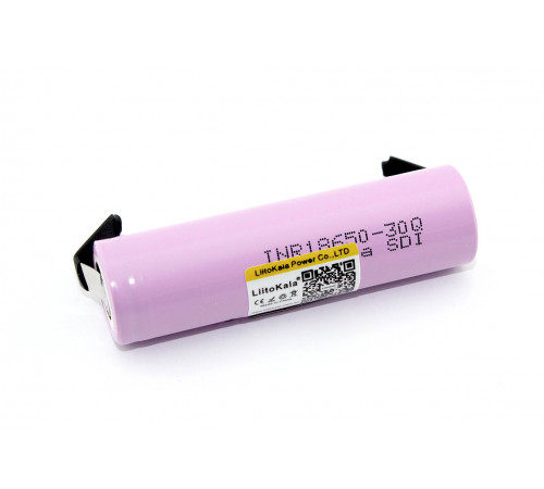 Аккумулятор типа 18650 Li-Ion LiitoKala Lii-30Q-N with connectors 3000mAh, 3.7V