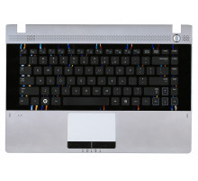 Клавиатура для ноутбука Samsung RC410 топ-панель серая