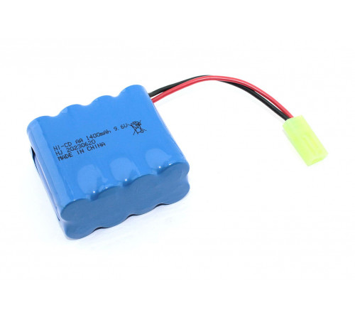 Аккумулятор Ni-Cd 9.6V 1400 mAh AA Row разъем Tamiya (4+4)