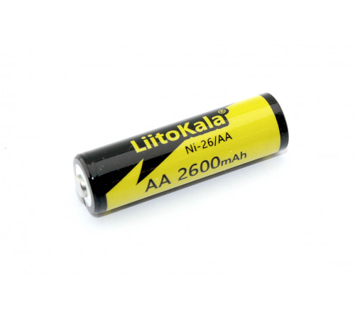 Аккумуляторная батарейка LiitoKala Ni-26 AA Ni-Mh 2600mAh, 1.2V