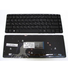 Клавиатура для ноутбука HP Probook 430 G2, 440 G0, 440 G1, 440 G2, 445 G1, 445 G2, без рамки, с подсветкой