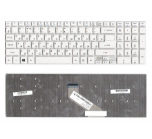 Клавиатура для ноутбука Acer Aspire 5755, 5830, E1-522, E5-511, V3-551, V3-571G, V3-731G, V3-771G белая, без рамки