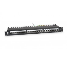 Cabeus Патч-панель 1U, 24 порта RJ-45, категория 6,  экранированная, PL-24-Cat.6-SH-Dual