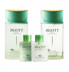 Jigott Набор по уходу за мужской кожей / Well-Being Green Tea Homme Skin Care 2 Set, 150 мл*2, 30 мл*2