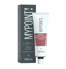 TEFIA Mypoint Краска для окрашивания ресниц и бровей / Eyebrow And Eyelash Color, графит, 25 мл