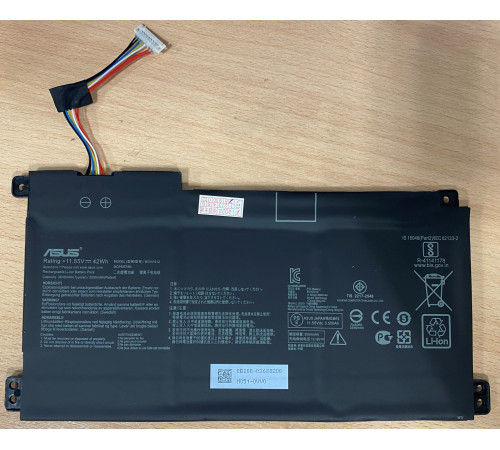 Аккумулятор для Asus Vivobook 14 E410MA, E410KA, L410MA, E510MA (B31N1912), 42Wh, 3640mAh, 11.55V (Версия 2 - с кабелем)