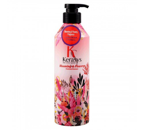 KeraSys Шампунь для всех типов волос / Blooming & Flowery Perfumed Shampoo, 600 мл