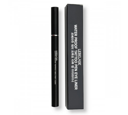 Lebelage Водостойкая подводка для глаз / Water Proof tattoo Pen Eye Liner, черный, 0,8 г