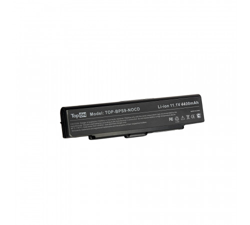 Аккумулятор для ноутбука Sony Vaio VGN-AR, VGN-CR, VGN-NR, VGN-SZ Series. 11.1V 4400mAh 49Wh. PN: VGP-BPL9, VGP-BPS9.