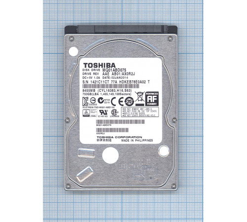 Жесткий диск для Toshiba 2.5 750GB Sata II