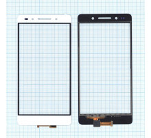 Сенсорное стекло (тачскрин) для Huawei Honor 7 белое