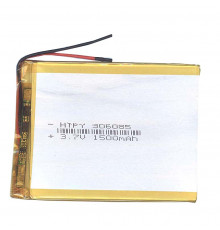 Аккумулятор Li-Pol (батарея) 3*60*85мм 2pin 3.7V/1500mAh