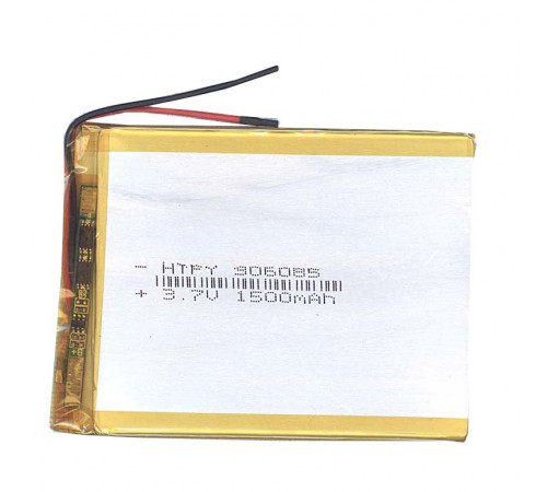 Аккумулятор Li-Pol (батарея) 3*60*85мм 2pin 3.7V/1500mAh