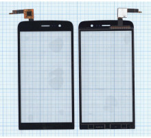 Сенсорное стекло (тачскрин) для Explay Blaze черное