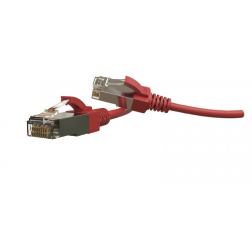 PC-LPT-SFTP-RJ45-RJ45-C6-2M-LSZH-RD Патч-корд S/FTP, экранированный, категория 6 (100% Fluke Component Tested), 28AWG, LSZH, 2 м, красный Hyperline