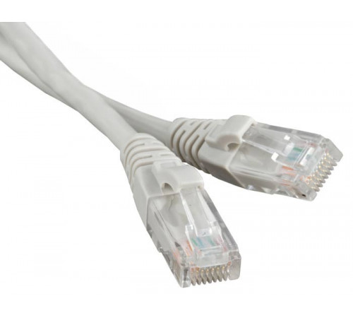 PC-LPM-UTP-RJ45-RJ45-C5e-2M-LSZH-GY Патч-корд RJ45 - RJ45, 4 пары, UTP, категория 5е, 2 м, серый, LSZH, Hyperline