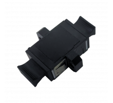 Адаптер оптический LANMASTER MPO, с фланцами, черный