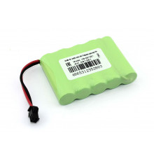 Аккумулятор Ni-Mh 6V 2400 mAh AA Flatpack разъем SM